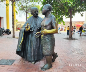 Monumento San Pedro Claver y Esclavo Negro